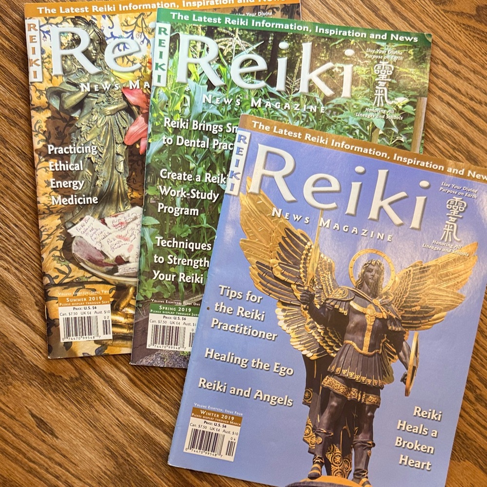 REIKI 2019 “Reiki News Magazine” - Winter, Spring & Summer editions